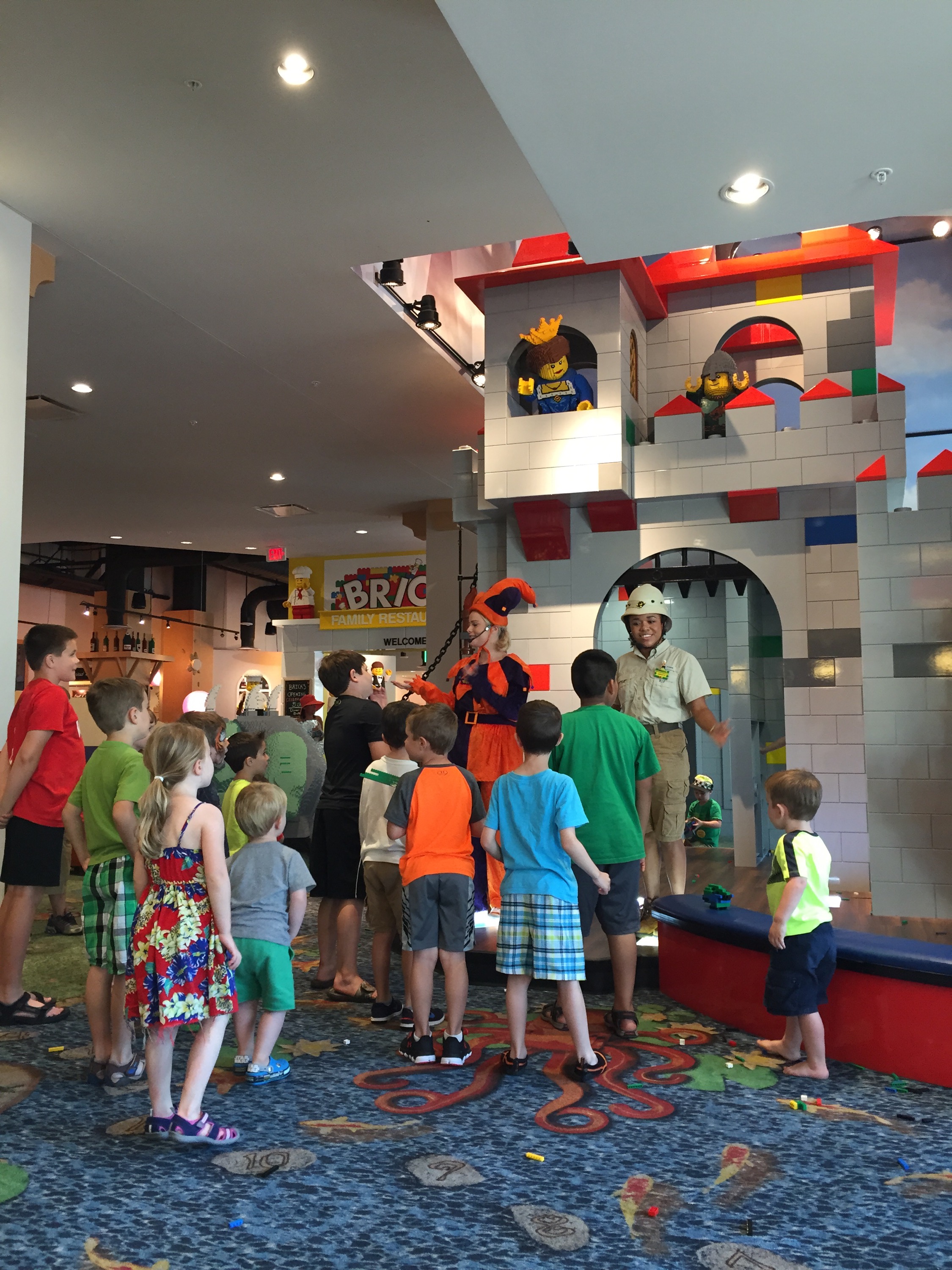 Legoland Florida Resort lobby entertainment