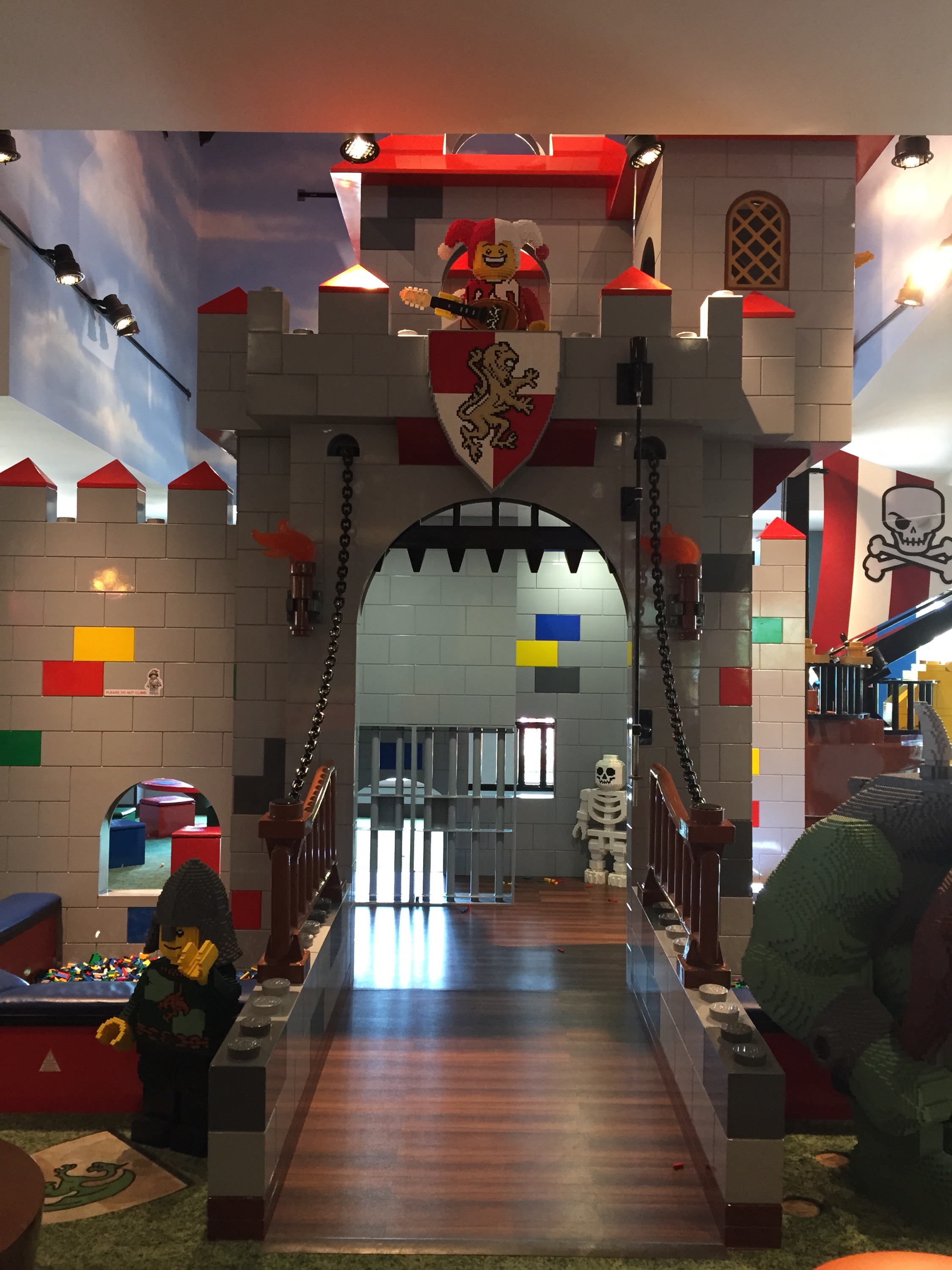 Legoland Florida Resort lobby castle